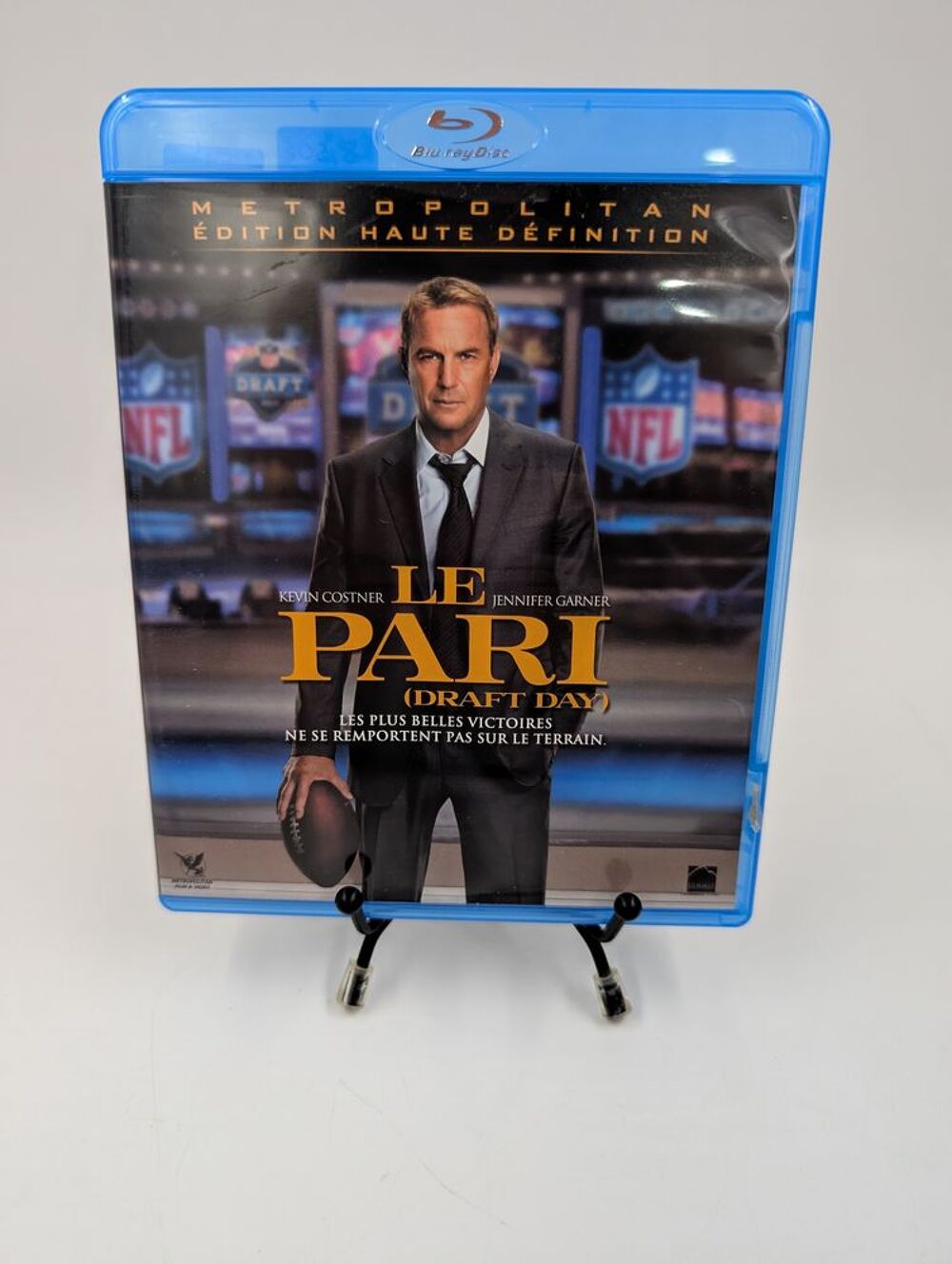 Film Blu-Ray Disc Le Pari (Draft Day) en boite DVD et blu-ray