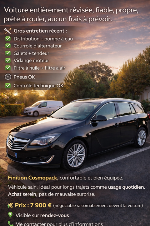 Opel insignia 1.6 CDTI 136 ch Cosmo Pack A