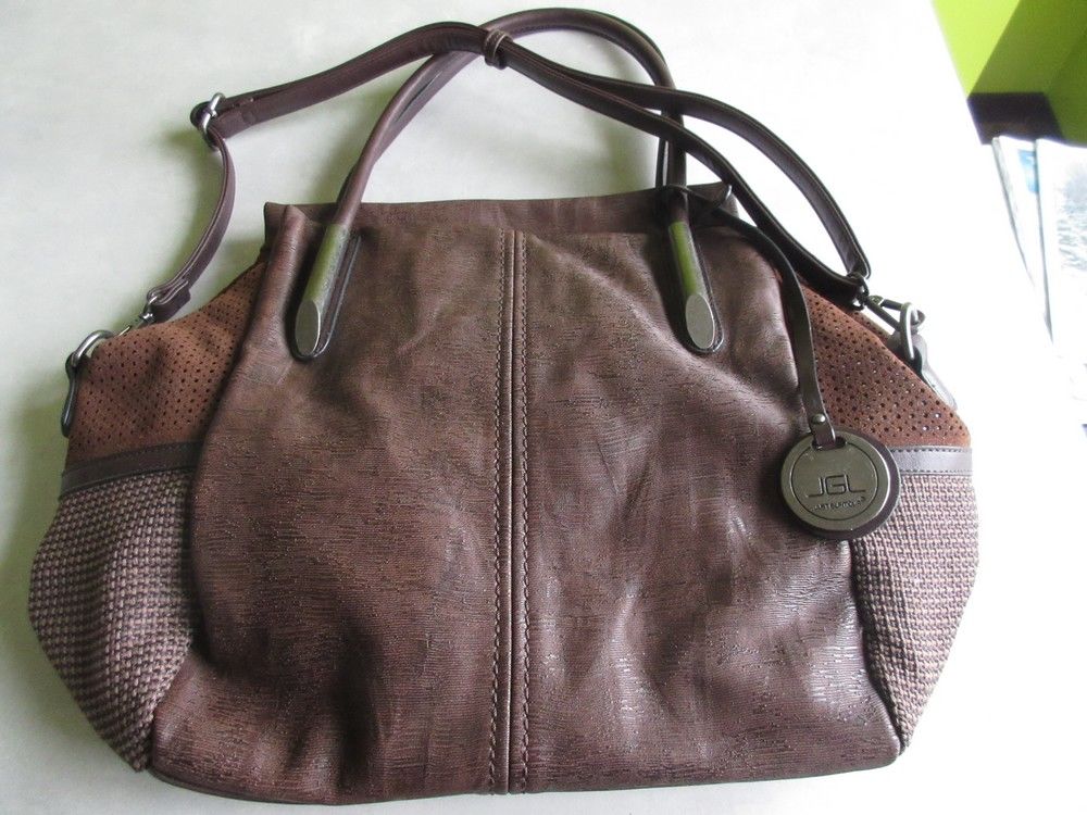 Sac &agrave; main marron Maroquinerie