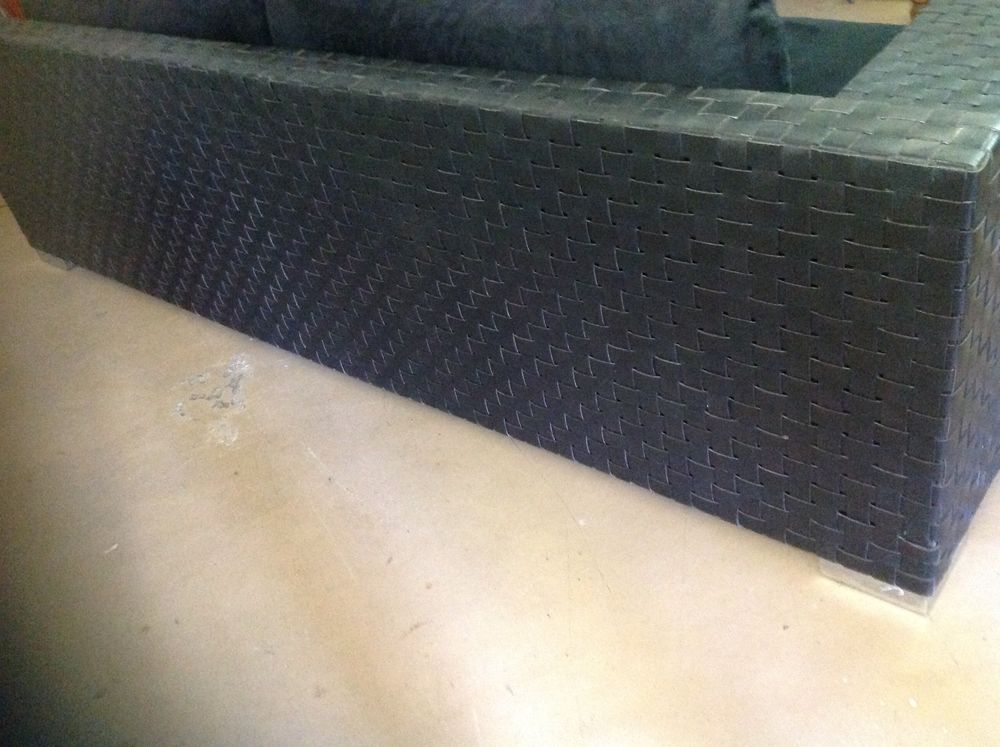 CANAPE CUIR NOIR Meubles