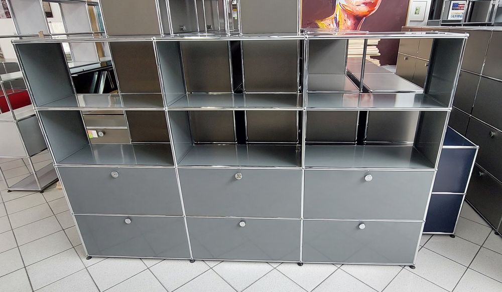 Meuble de rangement usm haller gris moyen Meubles