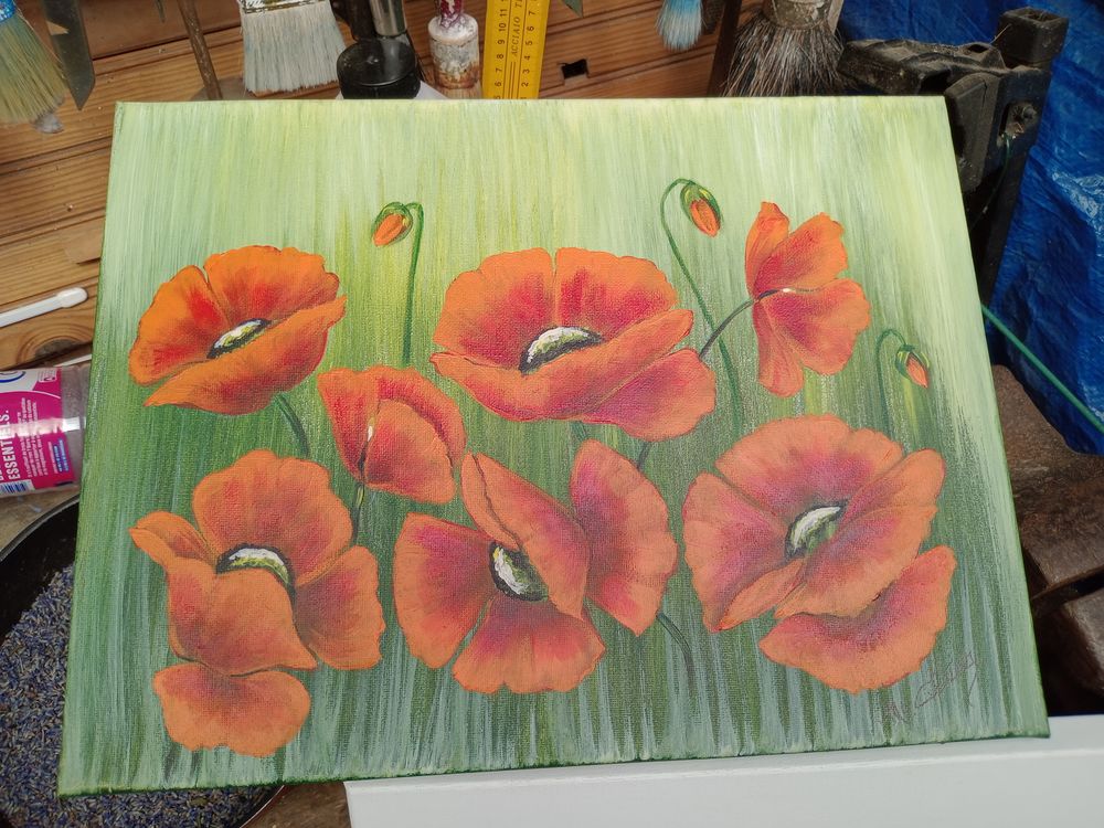 Tableau peint par une passionn&eacute;e de peintures
Décoration