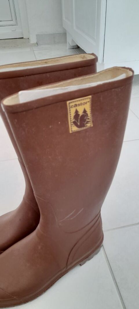 BOTTE CAOUTCHOUC POINTURE 43 MARQUE CASTOR Auxonne (21)
