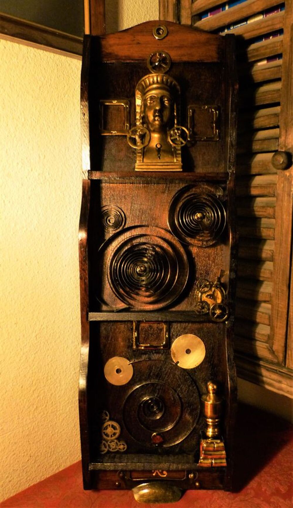 Tableau de Curiosit&eacute;s "INSPIRATION TIME" Steampunk Décoration