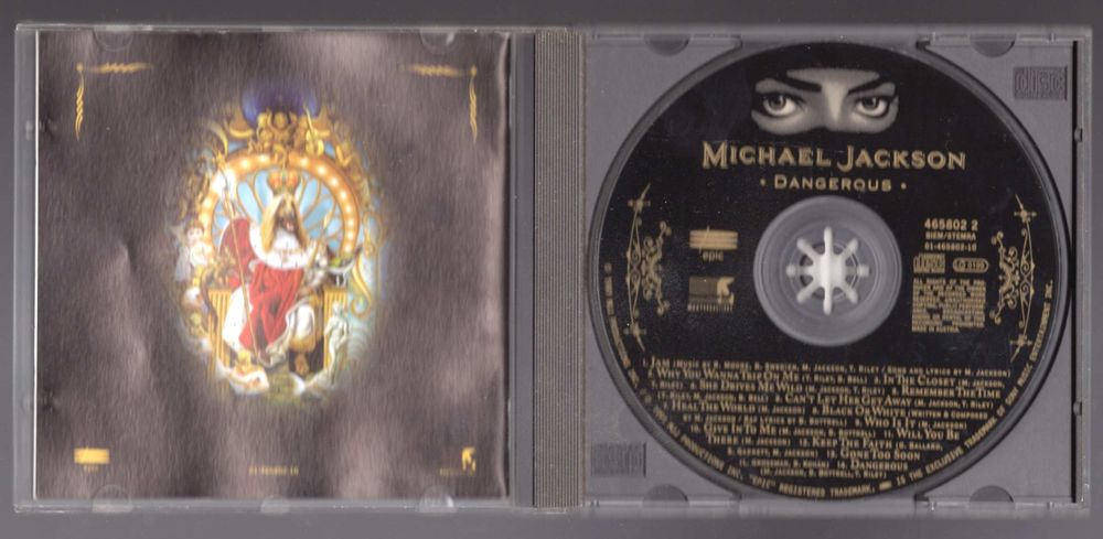 Michael JACKSON : CD Dangerous - EPIC 465802 CD et vinyles