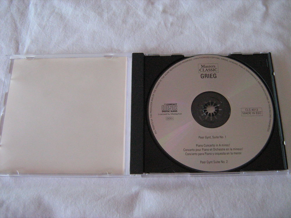 CD Grieg - Peer Gynt CD et vinyles