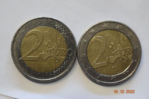 pi�ce de 2 euros allemande faut�e ,�toiles cot� pile invers� 1800 Fameck (57)