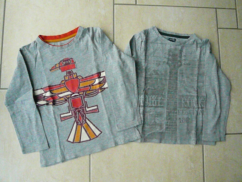 Lot de 2 tee-shirts 6 ans (n&deg;29bis) Vêtements enfants