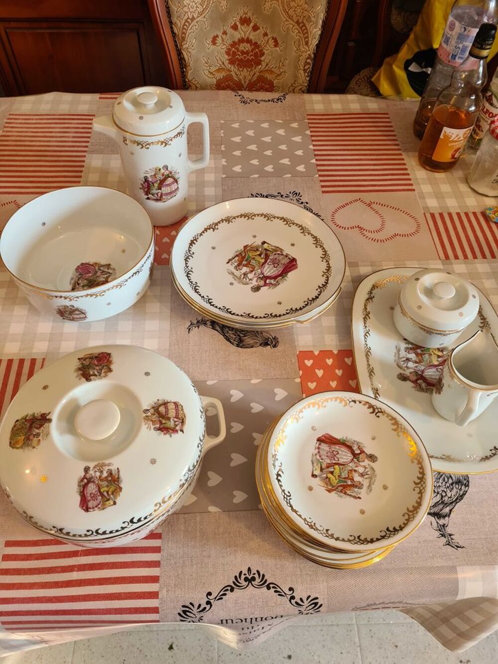 Service de table Set complet porcelaine Décoration