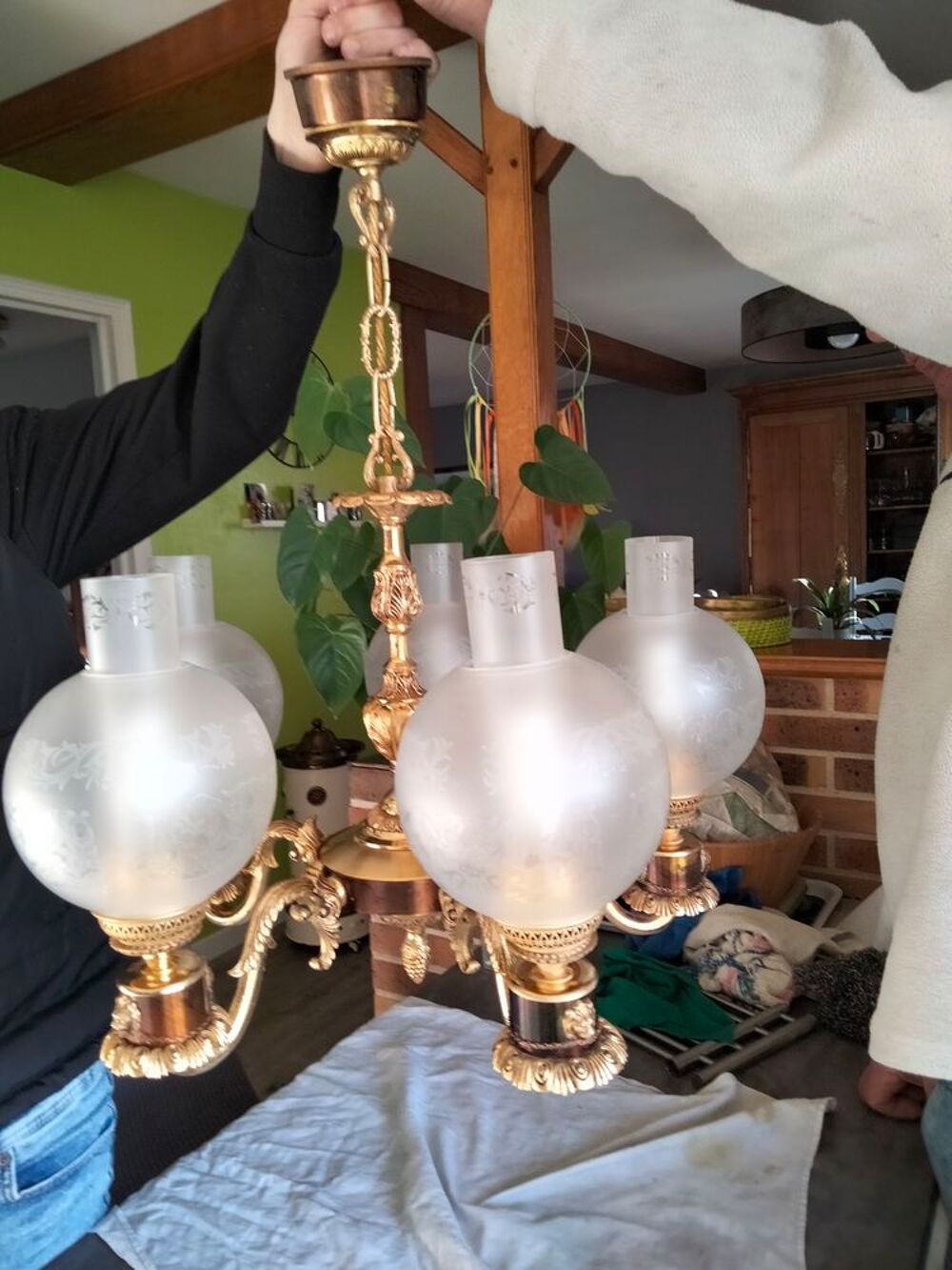 Lustre style Empire Décoration