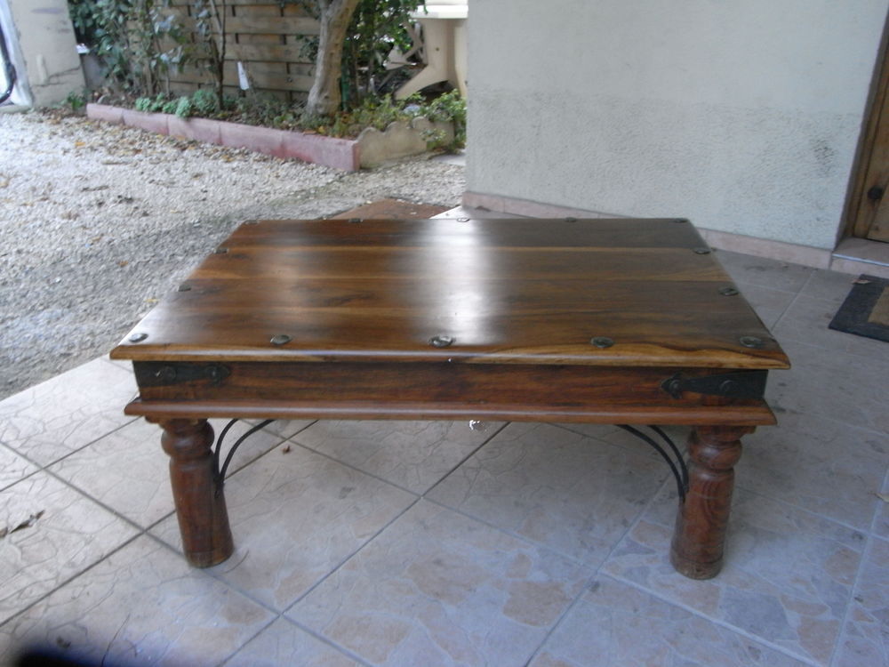 table basse bois massif Meubles