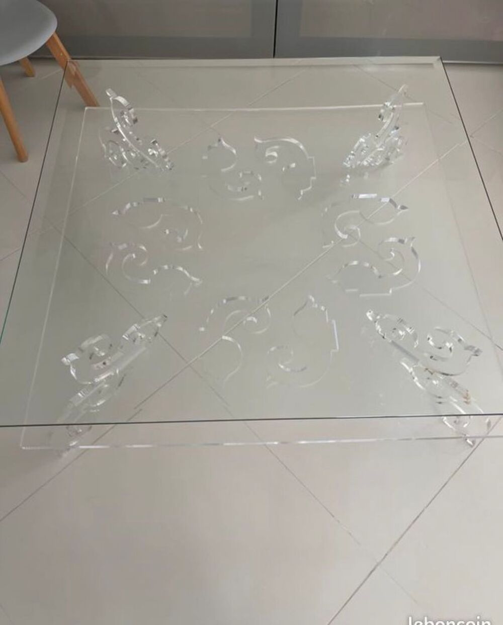 Table Basse en Verre et Plexi Story Meubles
