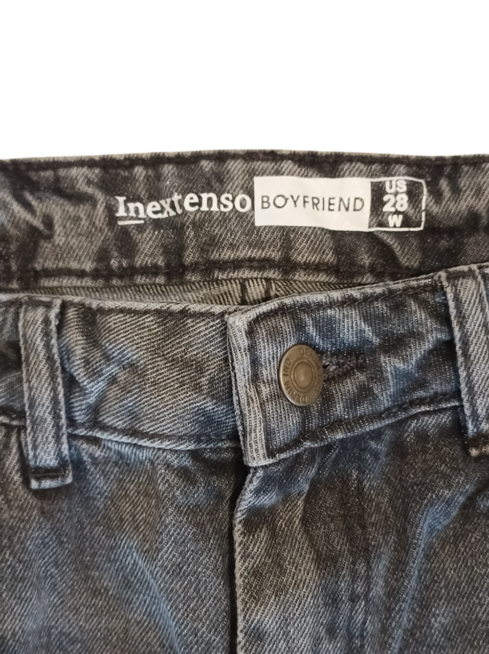Jean gris boyfriend femme 38 neuf Vêtements