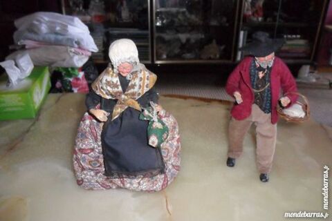 lot de 2 santons homme et femme 80 Am�lie-les-Bains-Palalda (66)