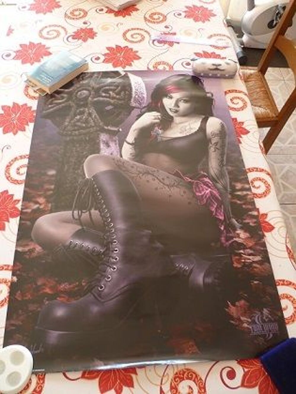 Lot Posters Gothique Victoria Frances vampire sorci&egrave;re d&eacute;co Décoration
