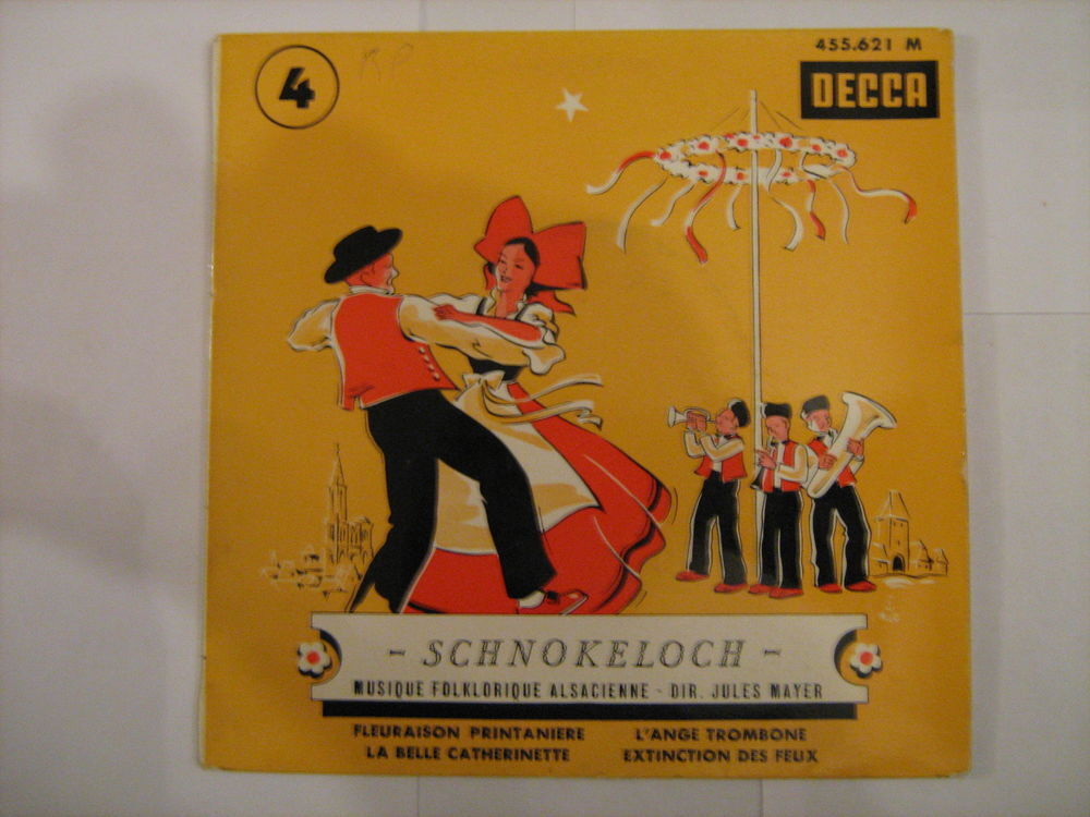 MUSIQUE FOLKLORIQUE ALSACIENNE SCHNOKELOCH N&deg; 455.621 M CD et vinyles