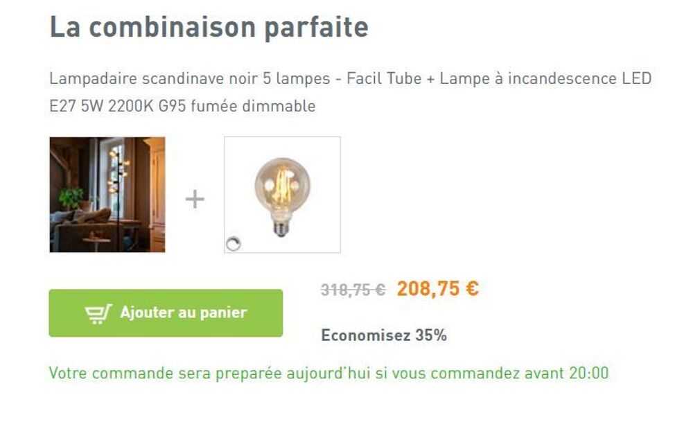 LAMPADAIRE moderne NEUF Décoration