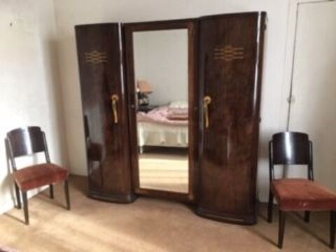 belle chambre en palissandre de Rio , art dco marron 310 Sault-de-Navailles (64)