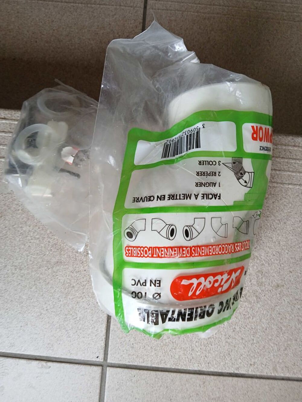 pipe orientable pour WC Bricolage