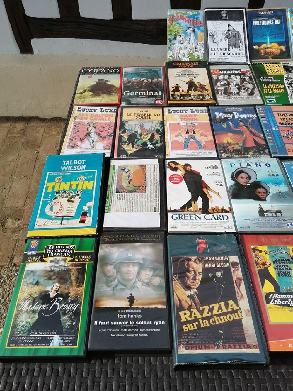 divers cassettes VID&Eacute;O VHS 0.50€ Photos/Video/TV