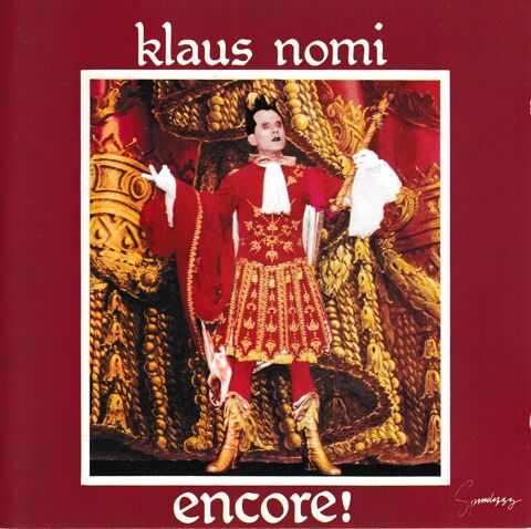 CD   Klaus Nomi   -   Encore    (Nomi's Best) 6 Antony (92)