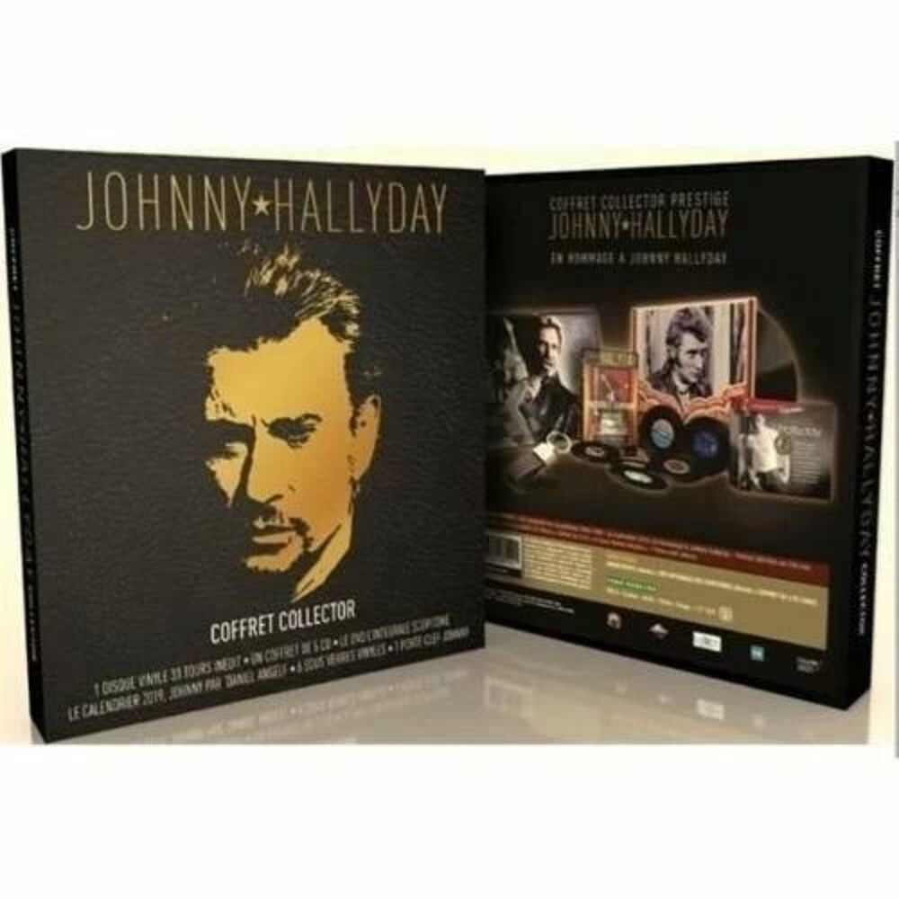 COFFRET JOHNNY HALLYDAY - Edition Collector Prestige limit&eacute;* CD et vinyles