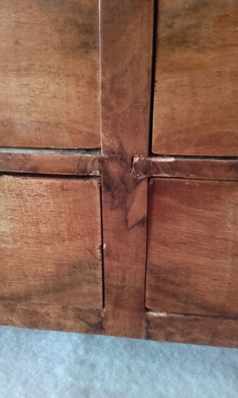 Meuble, bloc de rangement ancien en bois Meubles