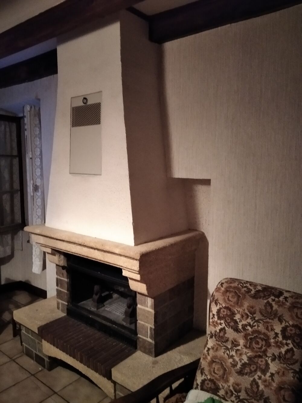 cheminee avec insert Bricolage