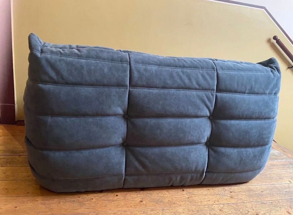 Ligne Roset 2 Togo Canap&eacute; Fauteuil Tabouret Alcantara Couleur Chic Neuf Meubles