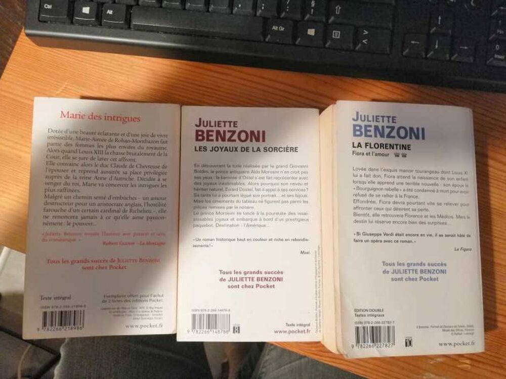 Romans Juliette Benzoni Livres et BD