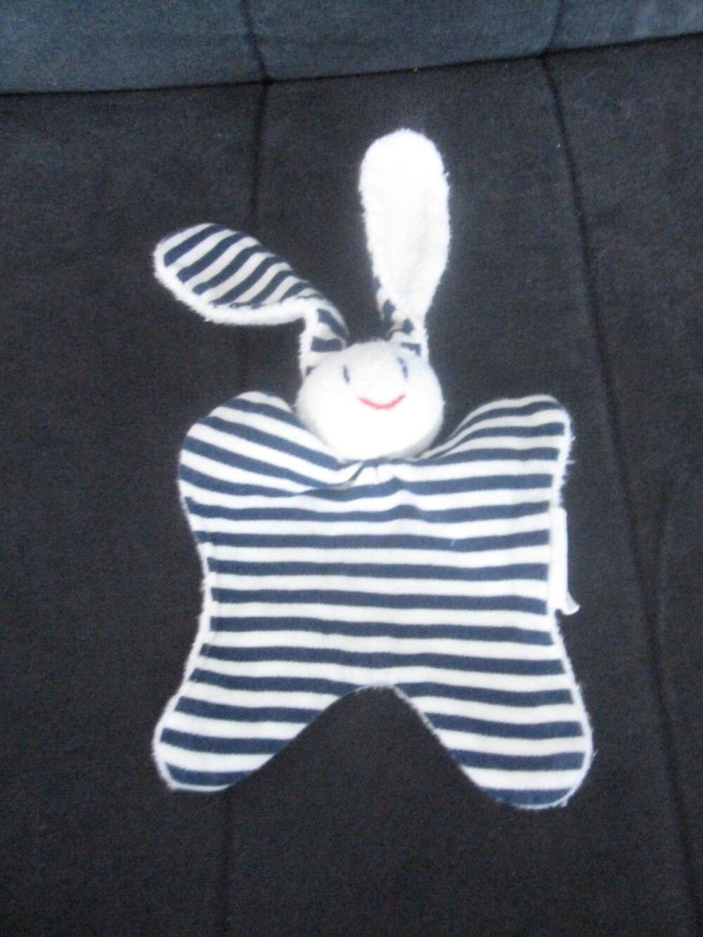 Lutin lapin keptin je ray&eacute; bleu 20cm Jeux / jouets