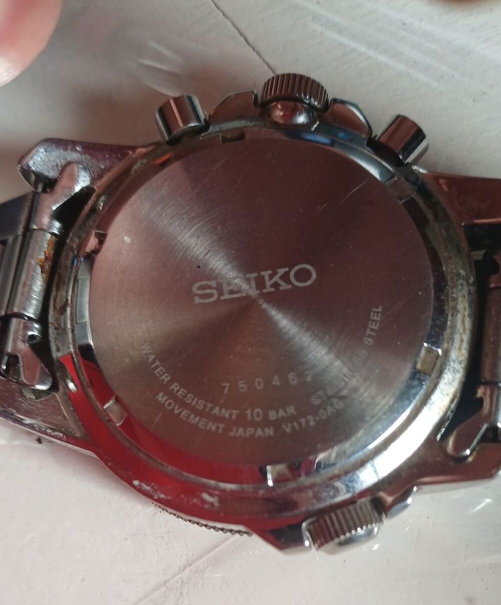 Seiko SSC081P Montre solar avec boussole Bijoux et montres