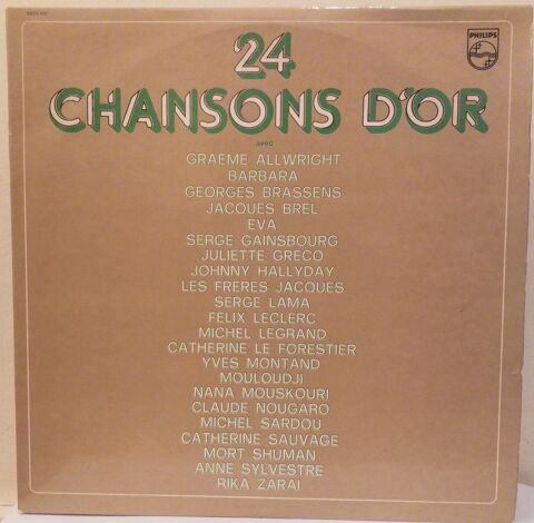 24 Chansons D'or - Gainsbourg - Sardou - Nougaro - Brel - Br 10 Caumont-sur-Durance (84)