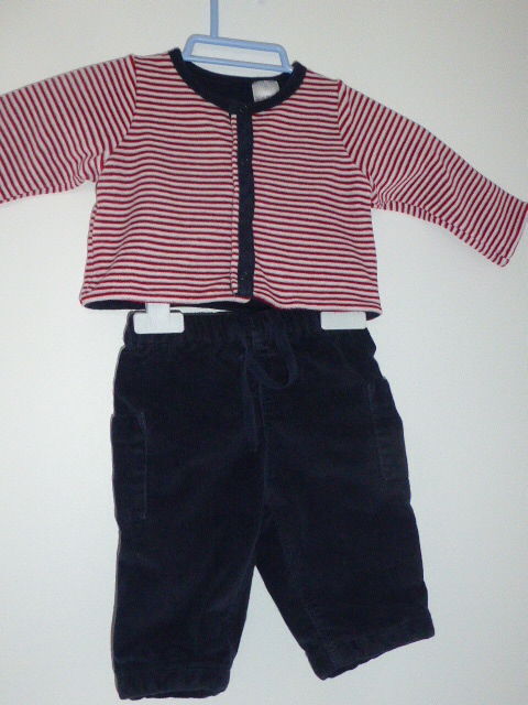 Petit Bateau ensemble marin pantalon et gilet 3 mois 10 Rueil-Malmaison (92)