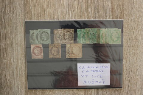 France lot de timbres Napoléon âbimés Côte min. 243 euros 13 Modène (84)