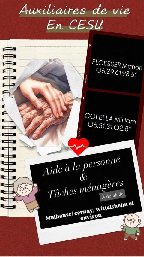 Auxiliaire de vie 0 68200 Bourtzwiller