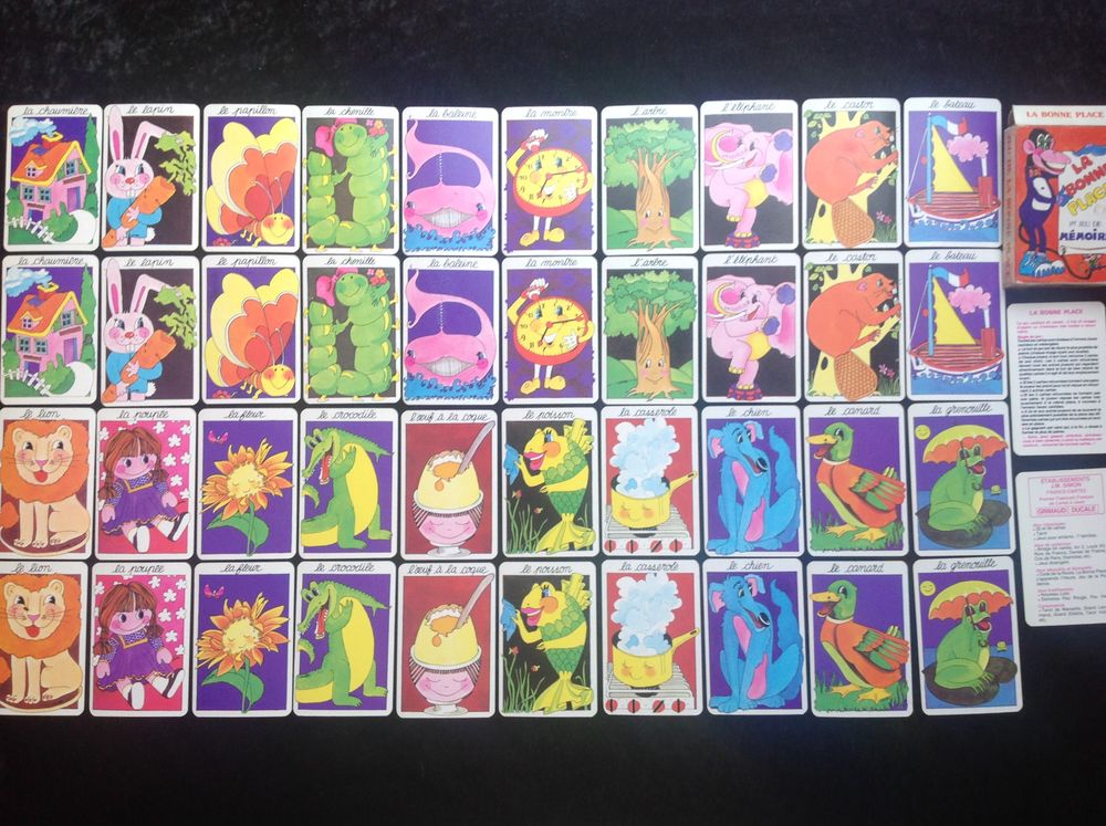 LA BONNE PLACE 1er JEU DE M&Eacute;MOIRE VINTAGE Envoi possible
Jeux / jouets