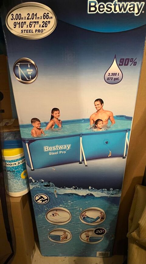 Piscine Best Way rectangulaire 3X 2.01X 0.66 m 110 Osthouse (67)