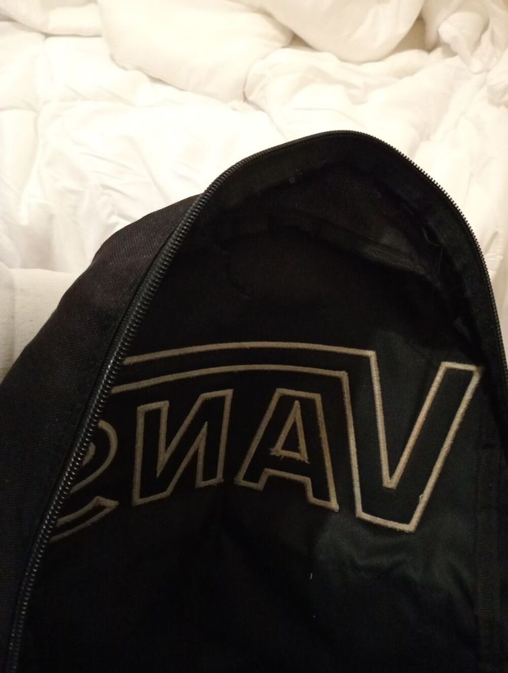 Sac &Agrave; Dos VANS Noir Maroquinerie