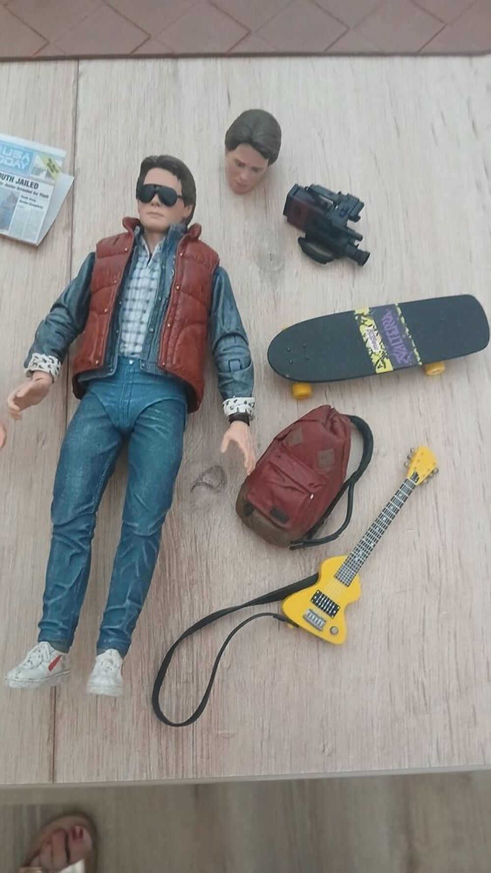Figurine retour vers le futur 