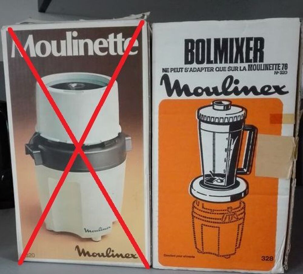 Bol blender pour Moulinette Moulinex Electroménager