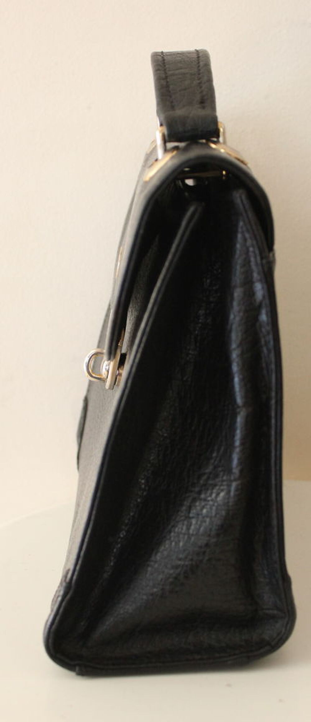 Sac cartable cuir noir MAC DOUGLAS Maroquinerie