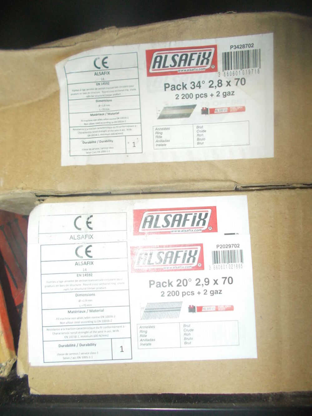  carton alsafix neuf Bricolage