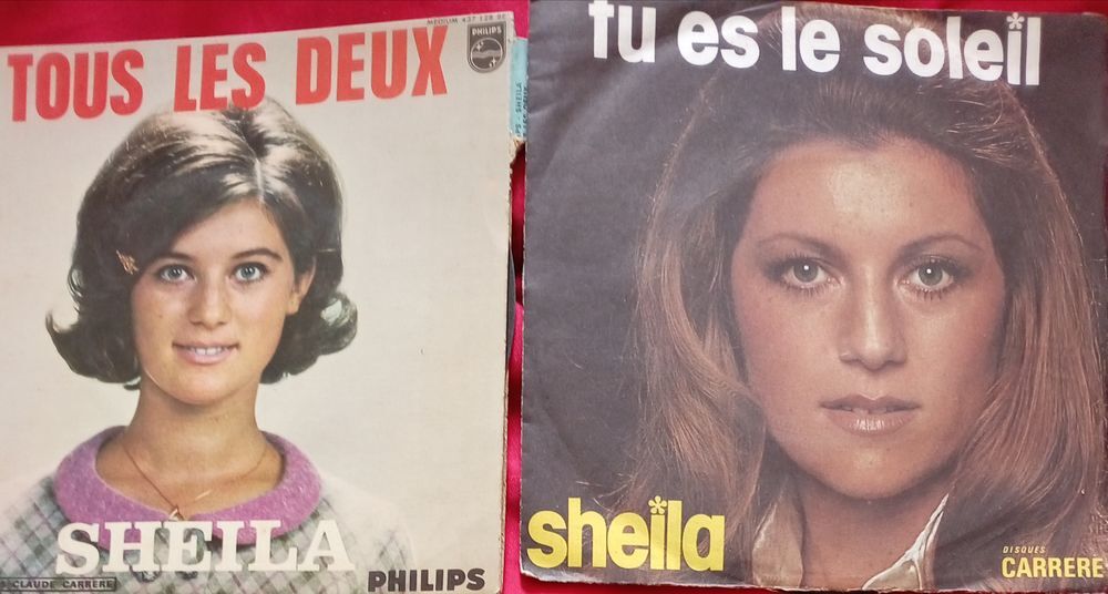 SHEILA / 19 X DISQUES VYNIL 45 TOURS CD et vinyles