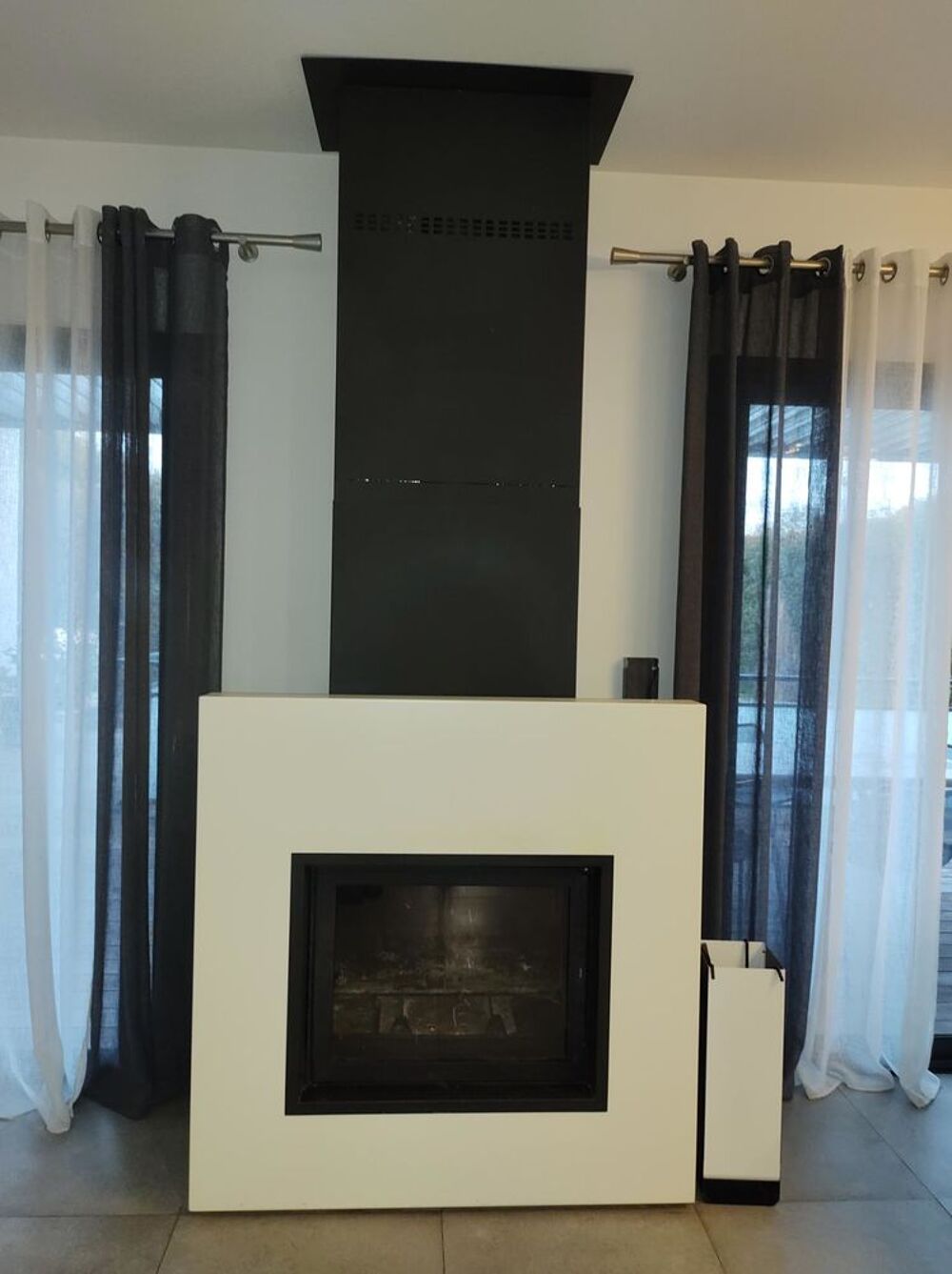 CHEMINEE KUBIC (habillage + Insert) Meubles