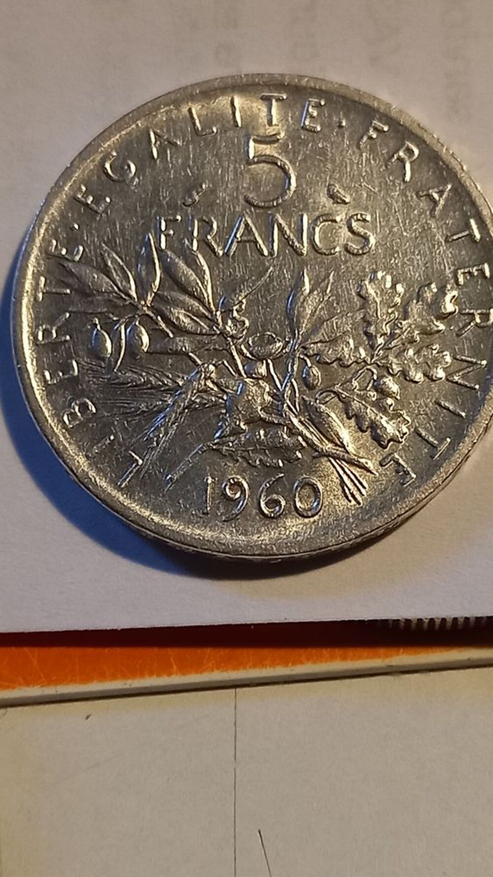 5 francs semeuse argent SPL Bijoux et montres