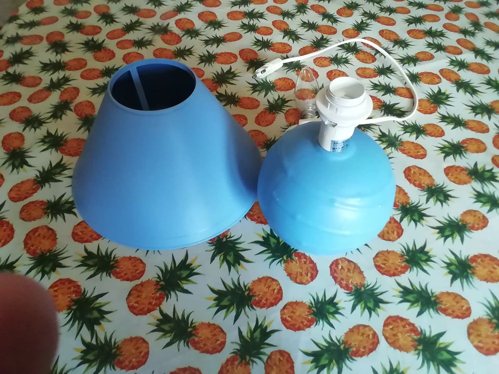 Lampe D&Eacute;CO Bleue Décoration