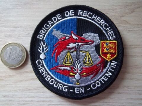 écusson militaire Cherbourg en Cotentin brigade de recherche 10 Valognes (50)