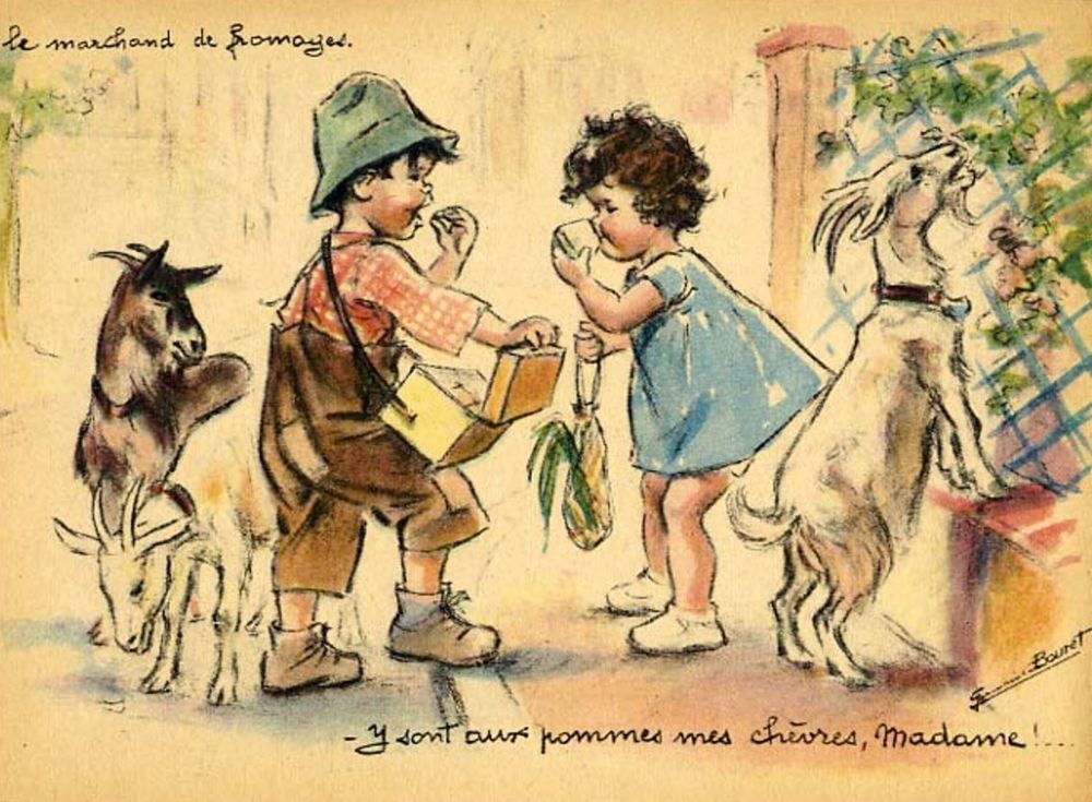 Germaine Bouret, Le Marchand de Fromage 