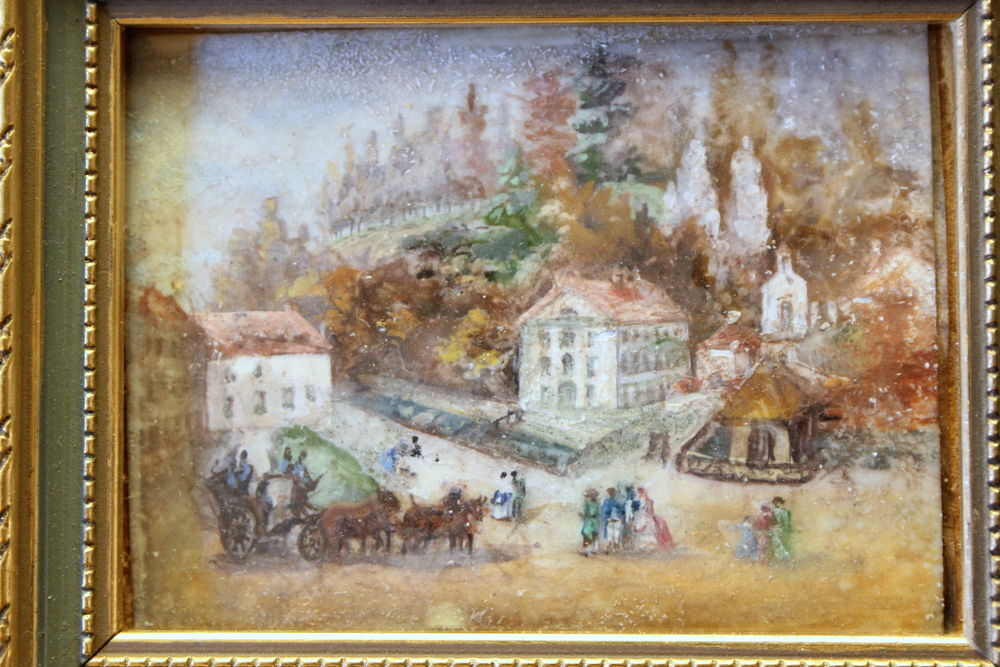 Cadres miniatures ivoire 1830-1840
&eacute;poque romantique 